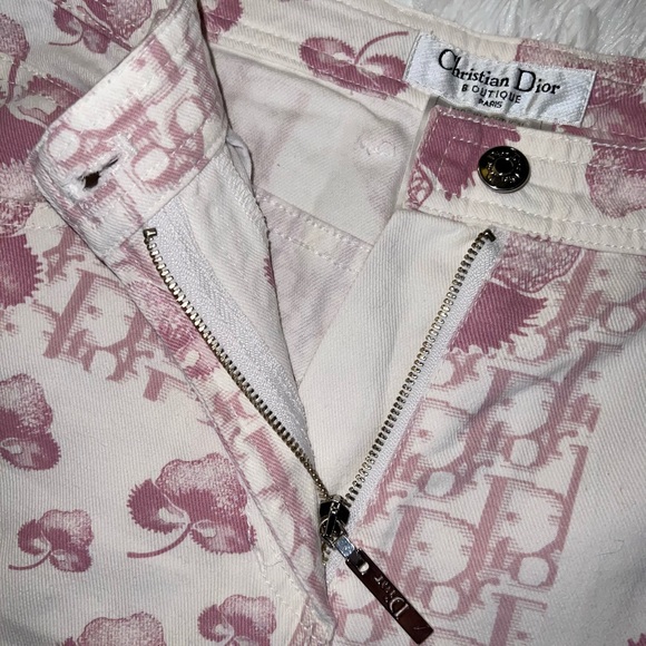 ❌ SOLD ❌ 💗RARE💗 Authentic Vintage Christian Dior Cherry Blossom Trotter Pants - Picture 8 of 14